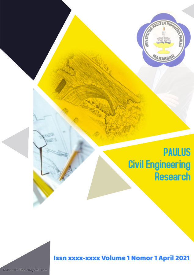 					Lihat Vol 1 No 2 (2021): Vol.1 No.1 Oktober 2021 Paulus Civil Engineering Research
				